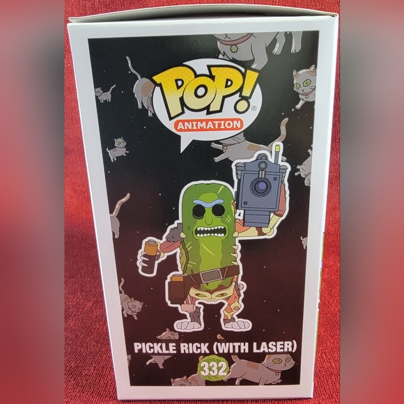 Pickle rick with laser funko # 332 (nib) With pop protector - Picture 6 of 7